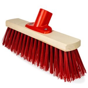 STIFF RED PVC VARNISH BROOM HEAD